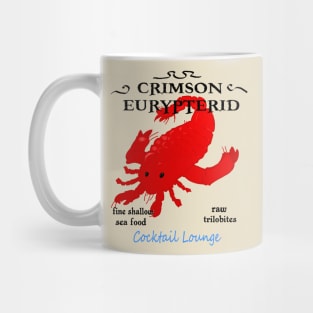 Crimson Eurypterid Resturant Mug